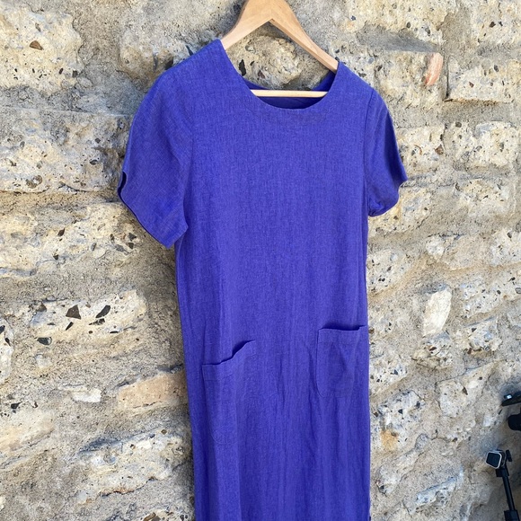 MIDI Linen Dress - Picture 3 of 3